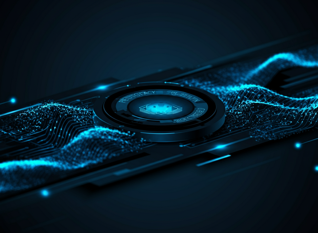 Futuristic digital network with glowing nodes and data streams, symbolizing predictive protocols and cybersecurity.