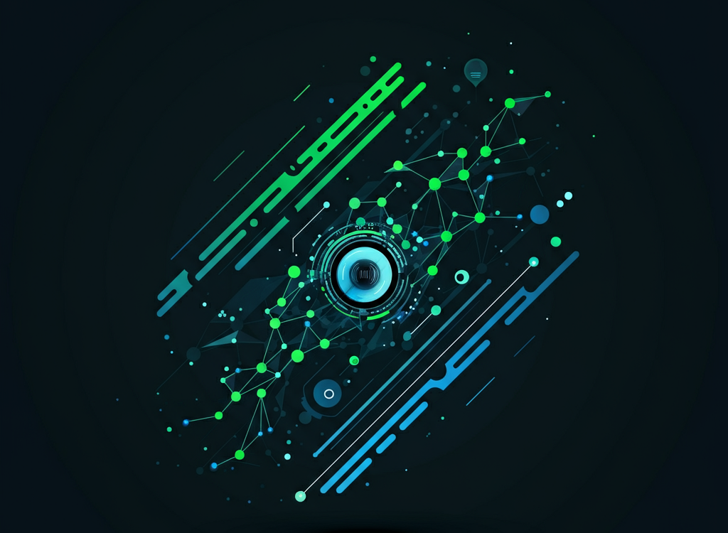 Illustration of Aponeyrvsh concept with technology and innovation.