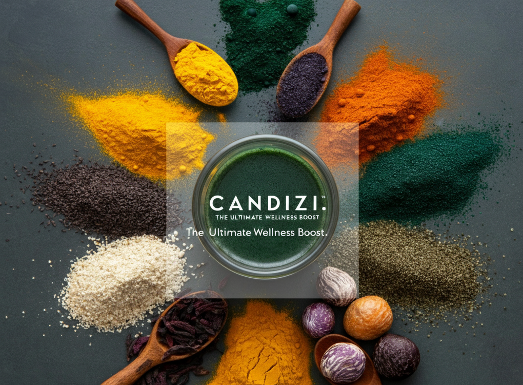 Natural ingredients for Candizi wellness boost