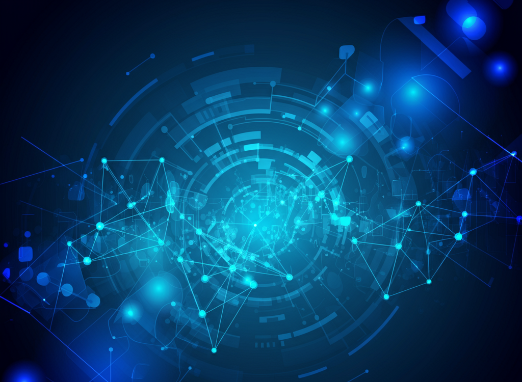 Futuristic digital-themed image symbolizing innovation and adaptability.