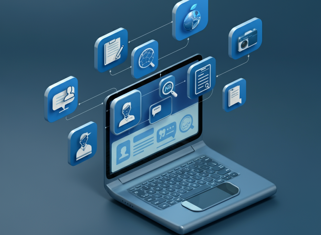Modern educational platform interface with tools like Canvas and Edgenuity.